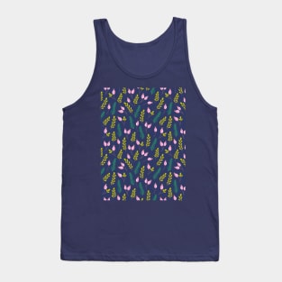 Plant pattern Tank Top